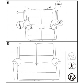 Sofa welurowa rozkładana Spencer II Velvet 136cm szara Signal