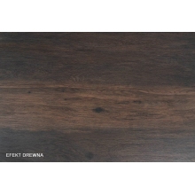 Stół rozkładany nowoczesny Westin Ceramic 180x90cm brązowy efekt drewna/czarny mat Signal