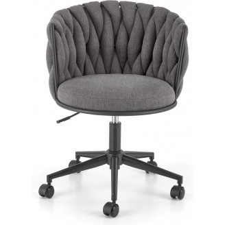 Krzesło biurowe Talon Halmar - Szare, Ergonomiczne | Sklep