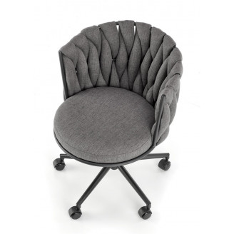 Krzesło biurowe Talon Halmar - Szare, Ergonomiczne | Sklep