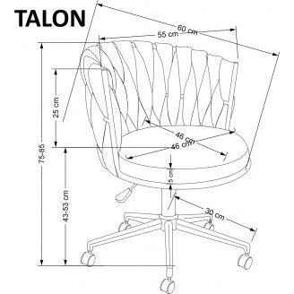 Krzesło biurowe Talon Halmar - Ergonomia i styl | Sklep mebli