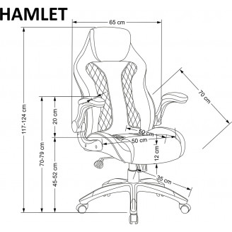 Fotel gabinetowy Hamlet Halmar - Komfort i styl | Sklep mebli