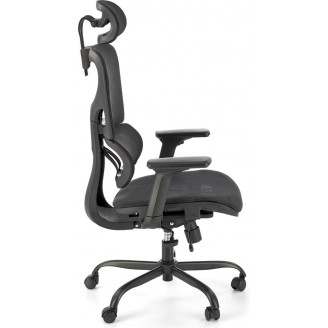 Fotel biurowy Halmar Gotard - czarny, z siatką | Komfort i ergonomia