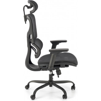 Fotel biurowy Halmar Gotard - czarny, z siatką | Komfort i ergonomia