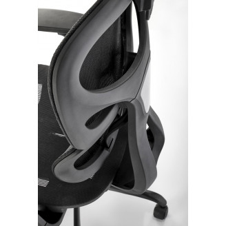 Fotel biurowy Halmar Gotard - czarny, z siatką | Komfort i ergonomia