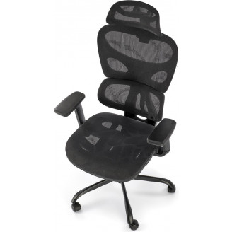 Fotel biurowy Halmar Gotard - czarny, z siatką | Komfort i ergonomia