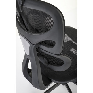 Fotel biurowy Halmar Gotard - czarny, z siatką | Komfort i ergonomia