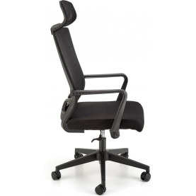Fotel biurowy z siatki Fabio czarny Halmar 2