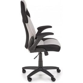 Fotel biurwy Bloom popielaty/czarny Halmar 2