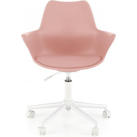 Fotel młodzieżowy do biurka Gasly różowy Halmar 2