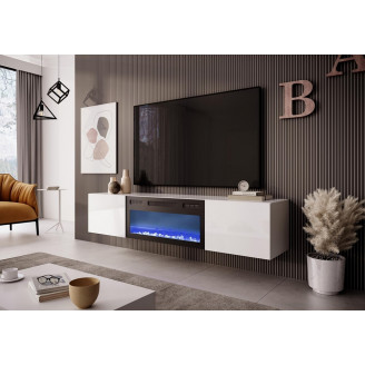 Szafka RTV Livo 180cm biała Halmar | Nowoczesny design