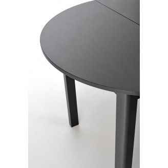 Stół rozkładany okrągły Ringo 102cm czarny Halmar - Kup teraz!