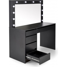 Toaletka Halmar Hollywood XL 120x55cm Czarna - Kup Teraz!