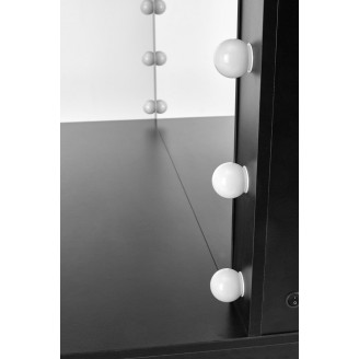 Toaletka Halmar Hollywood XL 120x55cm Czarna - Kup Teraz!