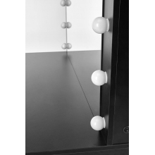 Toaletka Halmar Hollywood XL 120x55cm Czarna - Kup Teraz!