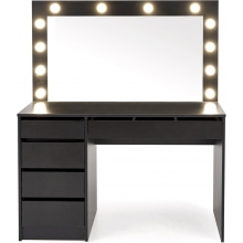 Toaletka Halmar Hollywood XL 120x55cm Czarna - Kup Teraz!