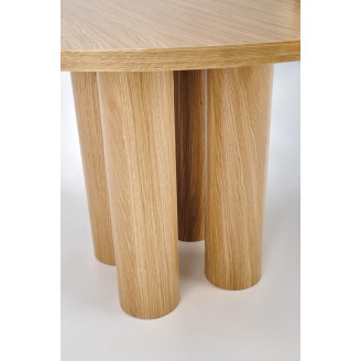 Stół okrągły Elefante 120cm dąb Halmar - Elegancki design