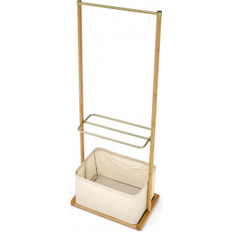 Wieszak stojący bambusowy WU-31 Halmar | Elegancki i funkcjonalny