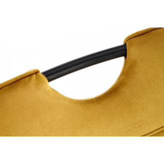 Krzesło welurowe K521 Velvet musztardowe Halmar