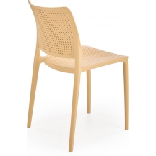 Krzesło ażurowe z tworzywa K514 pomarańczowe Halmar