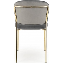 Krzesło welurowe szare Halmar K499 - Komfort i elegancja