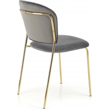 Krzesło welurowe szare Halmar K499 - Komfort i elegancja