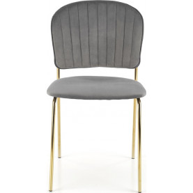 Krzesło welurowe szare Halmar K499 - Komfort i elegancja 2