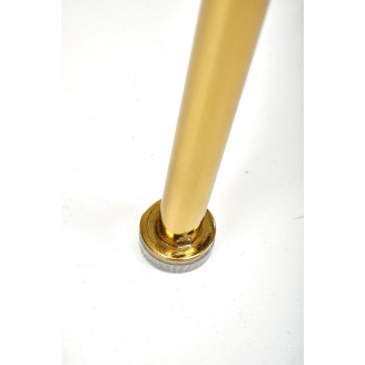Krzesło barowe Halmar H116: Złote nogi, kremowy design | Sklep meblowy