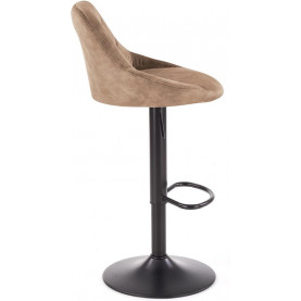 Hoker welurowy pikowany H101 beżowy Halmar 2