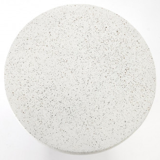 Stolik boczny Giza Halmar | Japandi, biały | 54cm