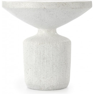Stolik boczny Giza Halmar | Japandi, biały | 54cm