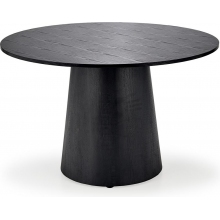 Stół okrągły Ginter 120cm czarny Halmar - Elegancki design