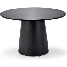 Stół okrągły Ginter 120cm czarny Halmar - Elegancki design