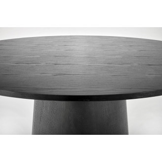 Stół okrągły Ginter 120cm czarny Halmar - Elegancki design