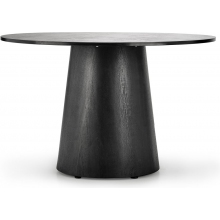 Stół okrągły Ginter 120cm czarny Halmar - Elegancki design