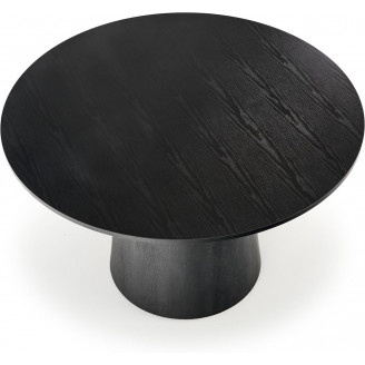 Stół okrągły Ginter 120cm czarny Halmar - Elegancki design