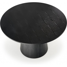 Stół okrągły Ginter 120cm czarny Halmar - Elegancki design