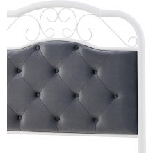 Łóżko metalowe 90x200 Halmar Fabrizia - Stylowy Design