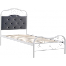Łóżko metalowe 90x200 Halmar Fabrizia - Stylowy Design