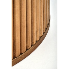 Stół Okrągły Bruno 120cm Halmar | Biały Marmur, Orzech