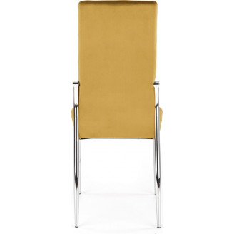 Krzesło welurowe K416 Halmar | Musztardowe | Nowoczesny Design