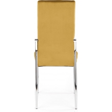 Krzesło welurowe K416 Halmar | Musztardowe | Nowoczesny Design