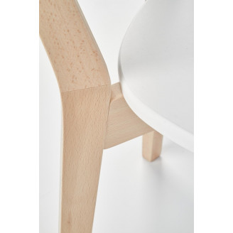 Krzesło drewniane Buggi białe Halmar | Skandynawski design