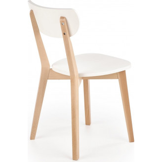 Krzesło drewniane Buggi białe Halmar | Skandynawski design