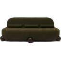 Sofa tapicerowana designerska Object075 228cm olive green boucle NG Design