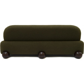 Sofa tapicerowana designerska Object075 228cm olive green boucle NG Design 2