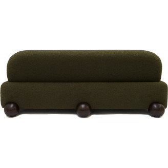 Sofa tapicerowana designerska Object075 228cm olive green boucle NG Design