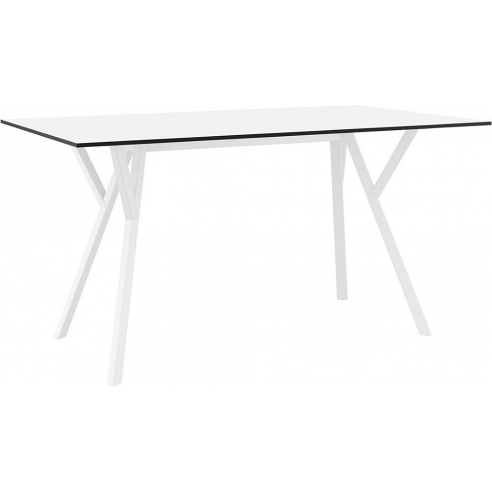 Stół prostokątny Max 140x80cm biały Siesta