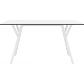 Stół prostokątny Max 140x80cm biały Siesta 2