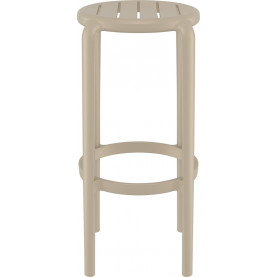 Stołek barowy z tworzywa Tom Bar 75cm kawowy Siesta 2